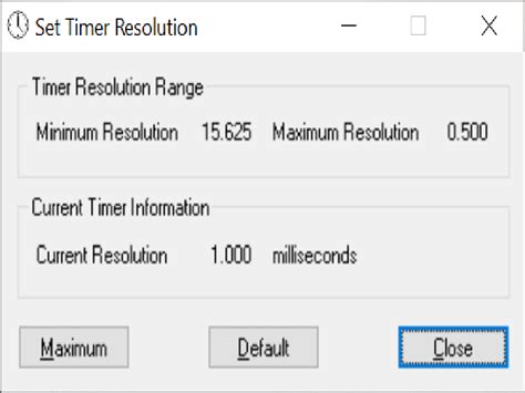 timer resolution 1.2